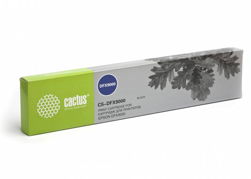 Картридж матричный CACTUS CS-DFX9000 для Epson DFX9000, ресурс 12 000 000 зн, black