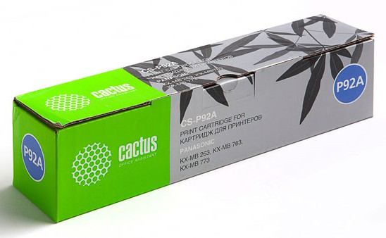 Картридж CACTUS CS-P92A для принтера Panasonic KX-MB263/KX-MB763/KX-MB773, черный,2000 стр