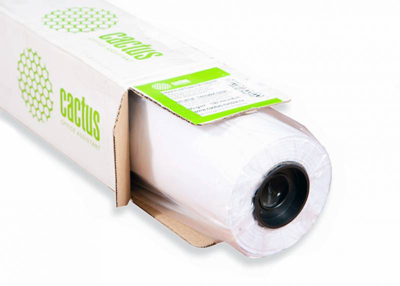 Универсальная бумага с покрытием Cactus, 24" ,610мм x 30м, 120 г/м2
