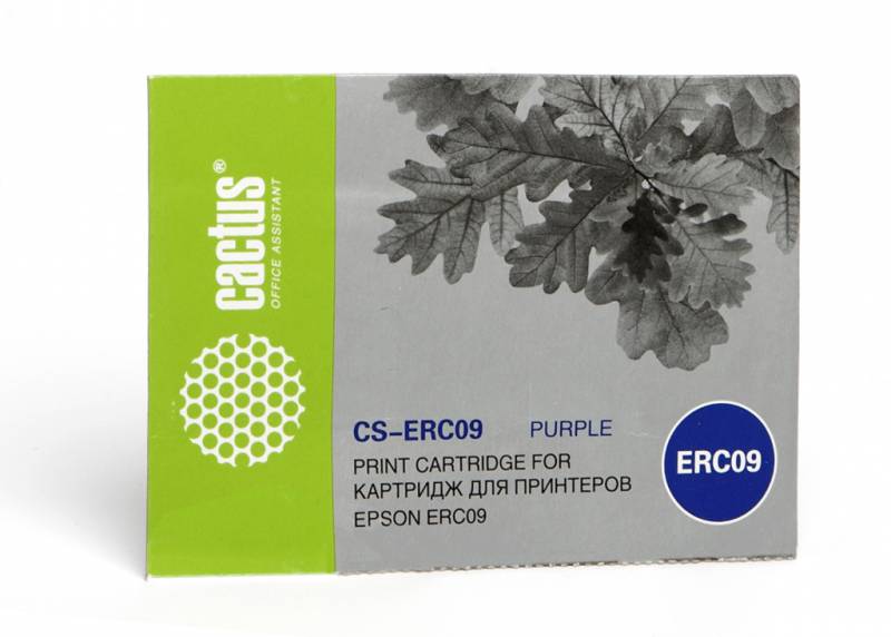 Картридж матричный CACTUS CS-ERC09 для Epson ERC09, ресурс 280 000 зн, purple